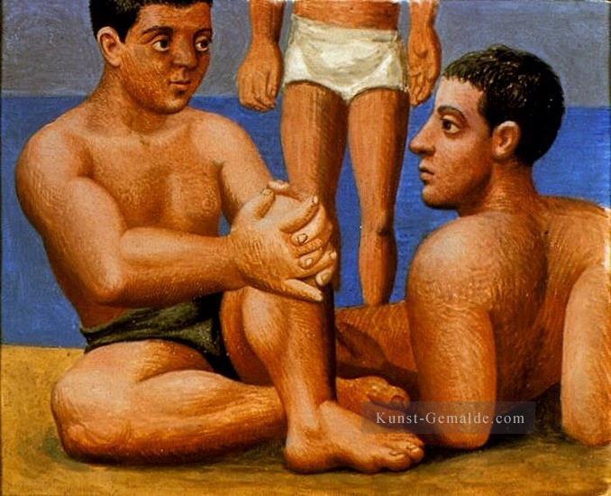 Deux baigneurs 3 1921 Kubismus Pablo Picasso Ölgemälde